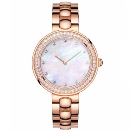 TwentySeventeen Crystal Quartz Watch Gold