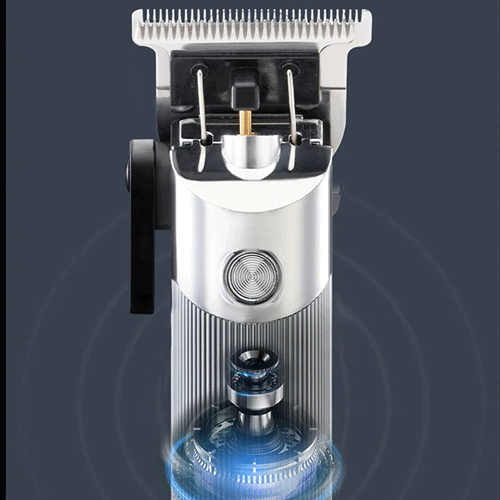Komingdon Cordless Zero Gapped Trimmer Hair Clipper Silver