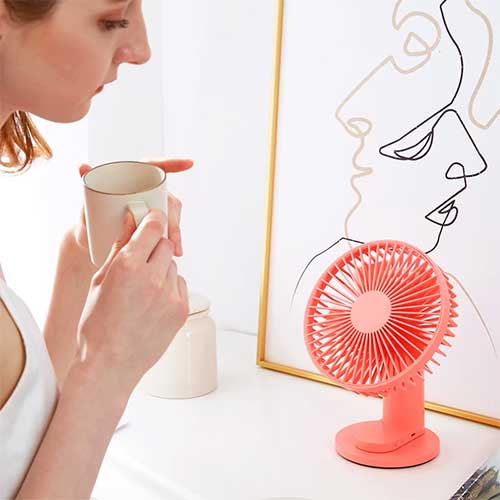 VH Portable Desktop Fan Blue