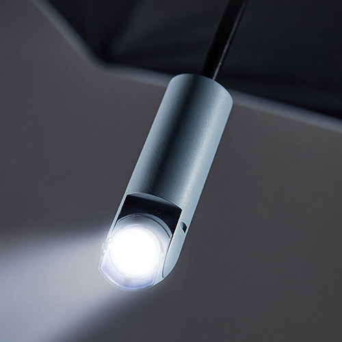 UREVO Steering Lighting Umbrella Black
