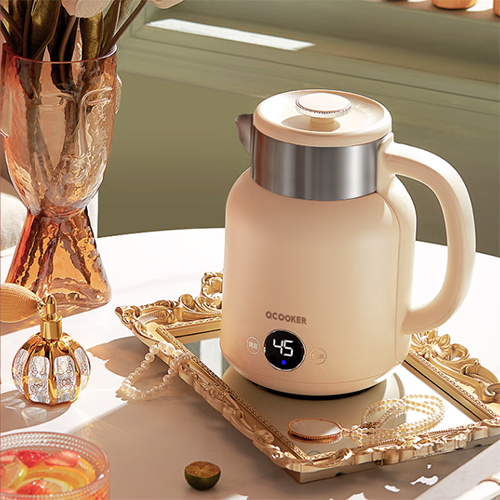 QCOOKER Electric Kettle (EU) CR-SH1501 Beige