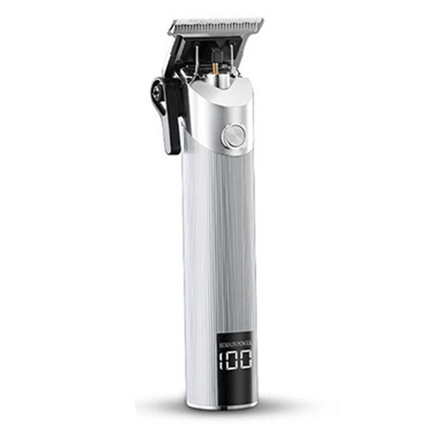 Komingdon Cordless Zero Gapped Trimmer Hair Clipper Silver