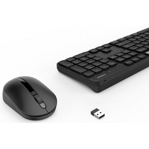 MiiiW wireless keyboard and mouse set Black (MWWC01)