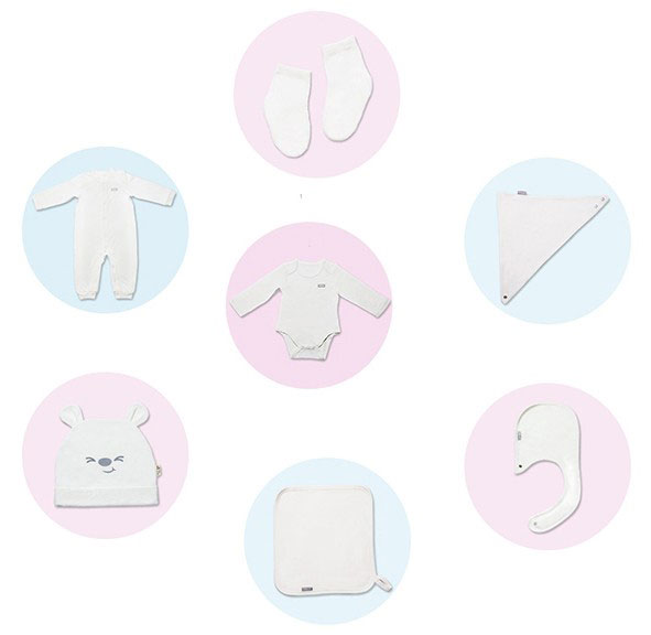 BEVA Childrens Clothes Set 66cm(3-6 months)