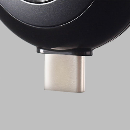 MADV 360° Mini Sphere Panoramic Camera Black
