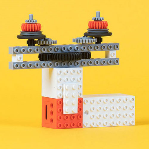 Mitu Intelligent Building Blocks White ZNM01IQI