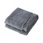 COMO LIVING Silver Fiber Antibacterial Towel Dark Gray