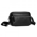VLLICON cowhide crossbody bag black