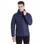90 GO FUN Feather coat Men Blue L