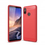 Mi Max 3 Soft Silicone TPU Protective Case Red