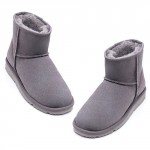 UREVO Casual Wool Boots Gray 38
