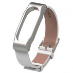 Xiaomi Mi Band 2 MiJobs Leather Strap White/Silver