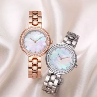 TwentySeventeen Crystal Quartz Watch Gold