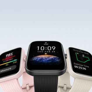 Amazfit Bip 3 Pro Smart Watch Cream