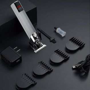 Komingdon Cordless Zero Gapped Trimmer Hair Clipper Black