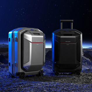UREVO EVA Magnetic Suitcase 21"  Black