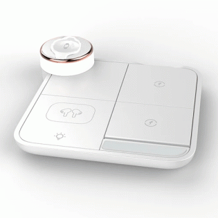 Foldable 4-in-1 Wireless Charger White