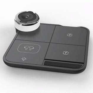 Foldable 4-in-1 Wireless Charger Black