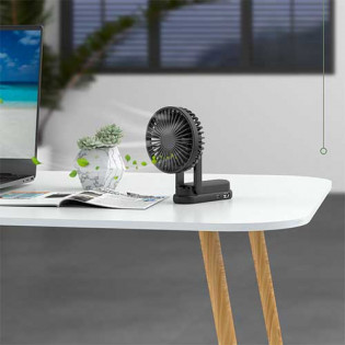 VH F1 Portable Folding Fan Green