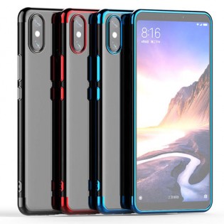 Mi Max 3 Silicone Case Cover Blue
