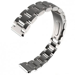 MiJobs 2 Stainless Steel Bracelet for Mi Band 2 Silver