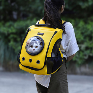 Xiaomi DIY Mini Monstar Space Capsule Cat Backpack Yellow