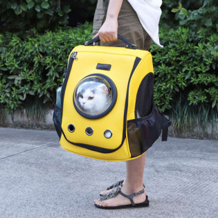 Xiaomi DIY Mini Monstar Space Capsule Cat Backpack Yellow