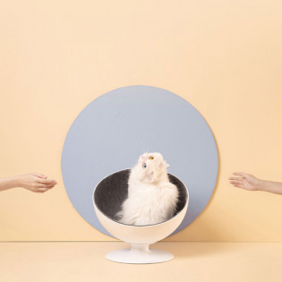 Xiaomi Furrytail Cat Boss Rotating Bed White