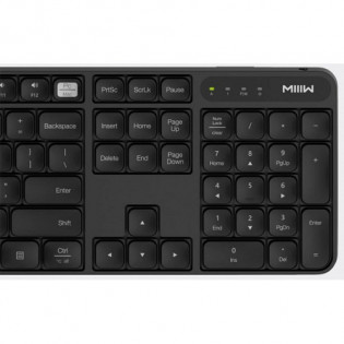 MiiiW wireless keyboard and mouse set Black (MWWC01)