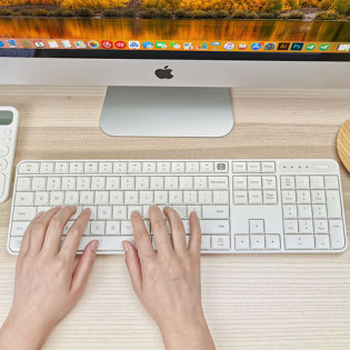 MiiiW wireless keyboard and mouse set White (MWWC01)