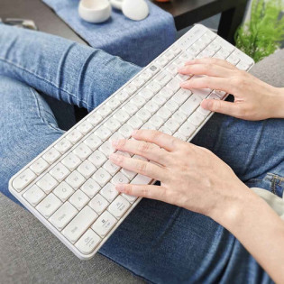 MiiiW wireless keyboard and mouse set White (MWWC01)