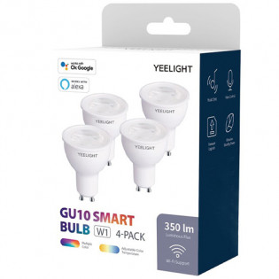 Xiaomi Yeelight GU10 Smart Bulb W1 (Multicolor) (4-pack)
