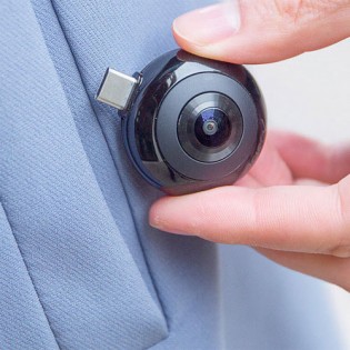 MADV 360° Mini Sphere Panoramic Camera Black