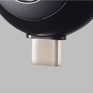 MADV 360° Mini Sphere Panoramic Camera Black