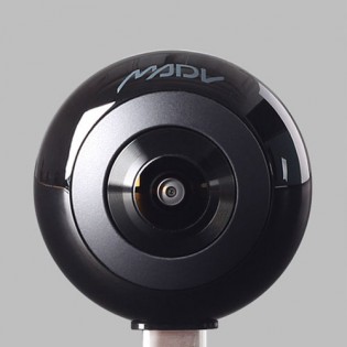 MADV 360° Mini Sphere Panoramic Camera Black