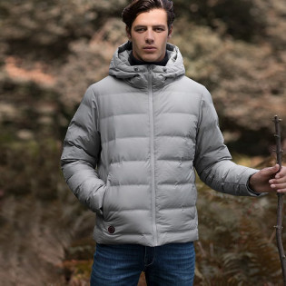 Cottonsmith Temperature ontrol Heated Jacket Gray