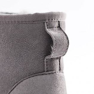 UREVO Casual Wool Boots Gray 38