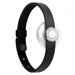 Amazfit Li An Xin Buckle Leather Wristband Silver/Black
