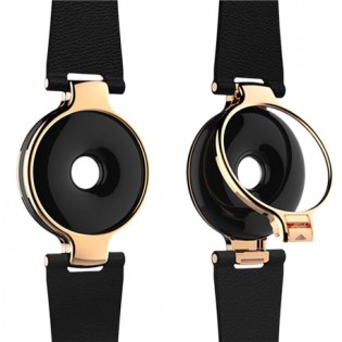 Amazfit Moon Beam Leather Wristband Black