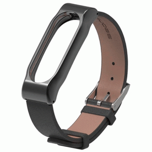 Xiaomi Mi Band 2 MiJobs Leather Strap Black/Black