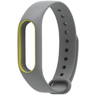 Xiaomi Mi Band 2 Silicone Strap Gray/Yellow