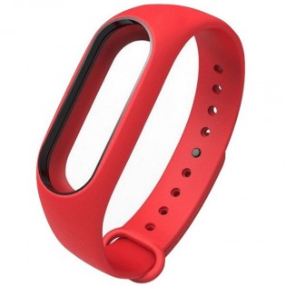 Xiaomi Mi Band 2 Silicone Strap Red/Black
