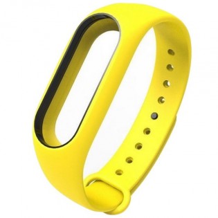 Xiaomi Mi Band 2 Silicone Strap Yellow/Black