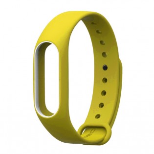 Xiaomi Mi Band 2 Silicone Strap Yellow/White