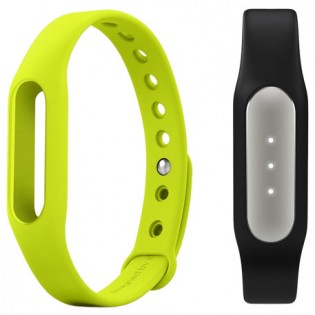 Xiaomi Mi Band Black + Mi Band Strap Green