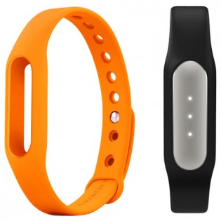 Xiaomi Mi Band Black + Mi Band Strap Orange