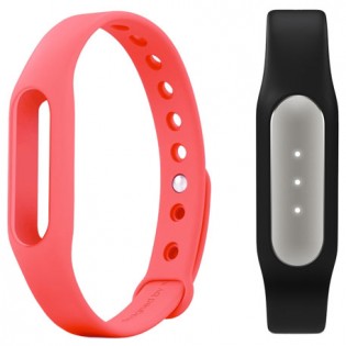 Xiaomi Mi Band Black + Mi Band Strap Pink