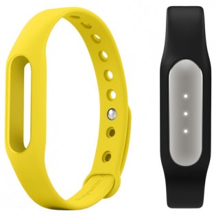Xiaomi Mi Band Black + Mi Band Strap Yellow
