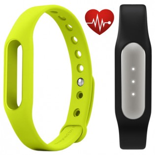Xiaomi Mi Band Pulse Black + Mi Band Strap Green