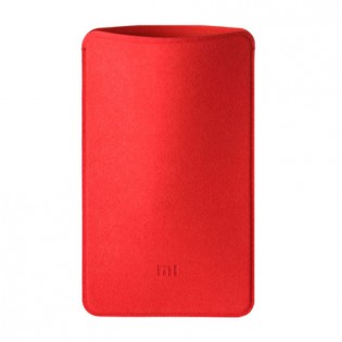 Xiaomi Mi Power Bank 5000mAh Microfiber Pouch Case Red